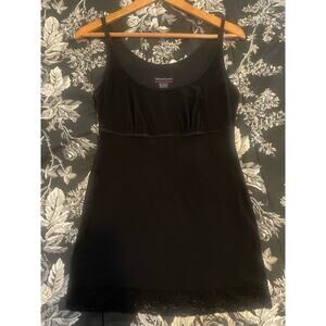MIRACLESUIT Everyday Shapewear Cami XL Black Milkmaid Babydoll Tank Top